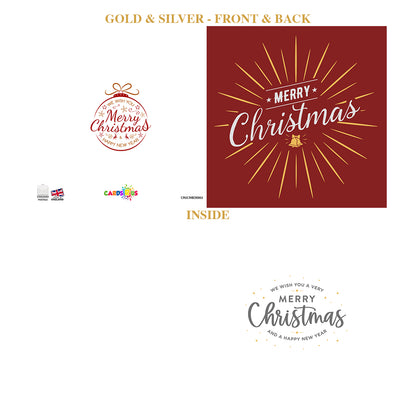 Christmas Cards Words Multipack