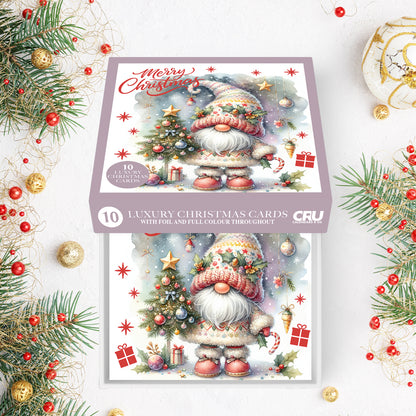 Christmas Cards Gonk Multipack