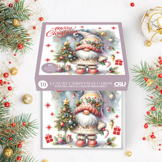 Christmas Cards Gonk Multipack