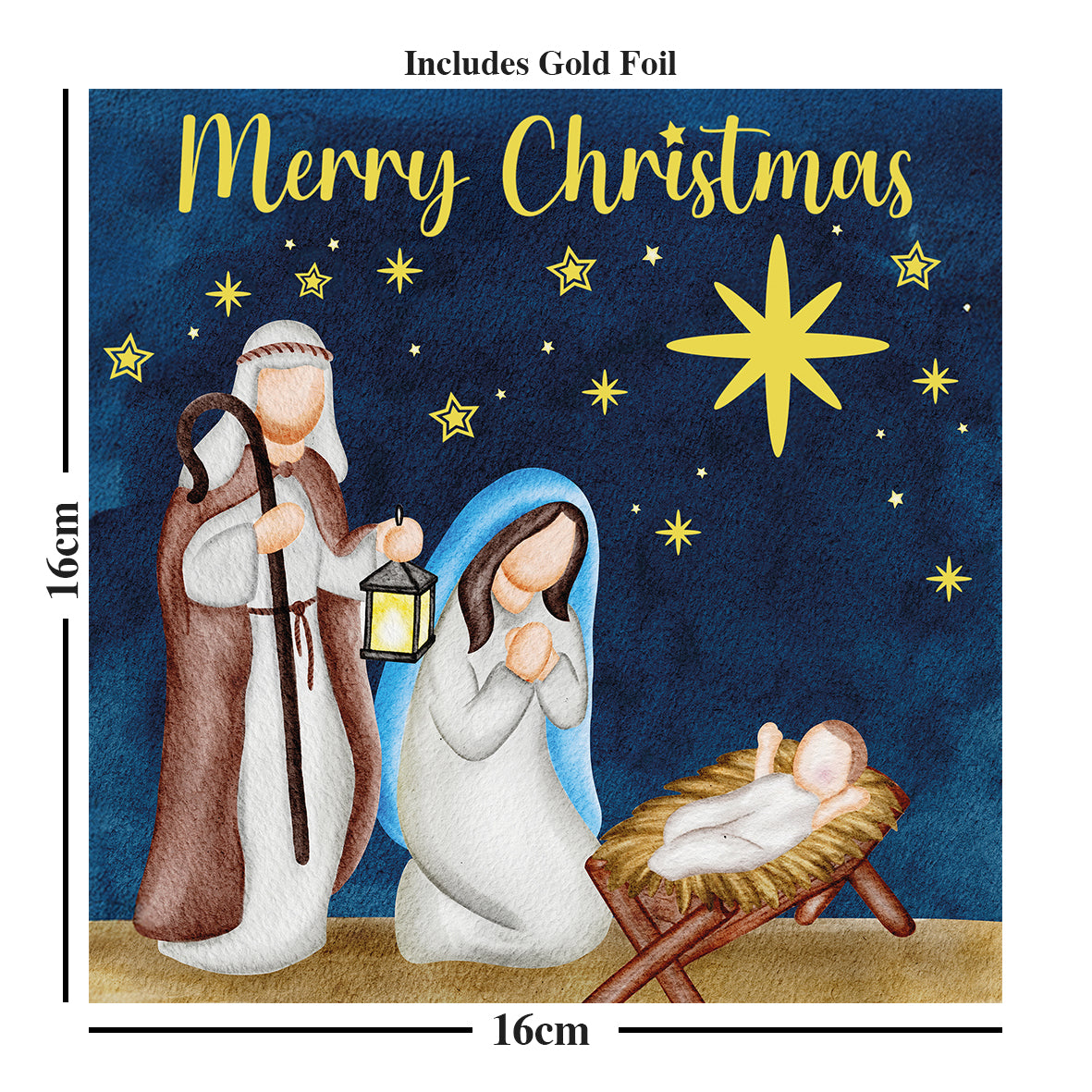 Christmas Cards Nativity Scene Multipack