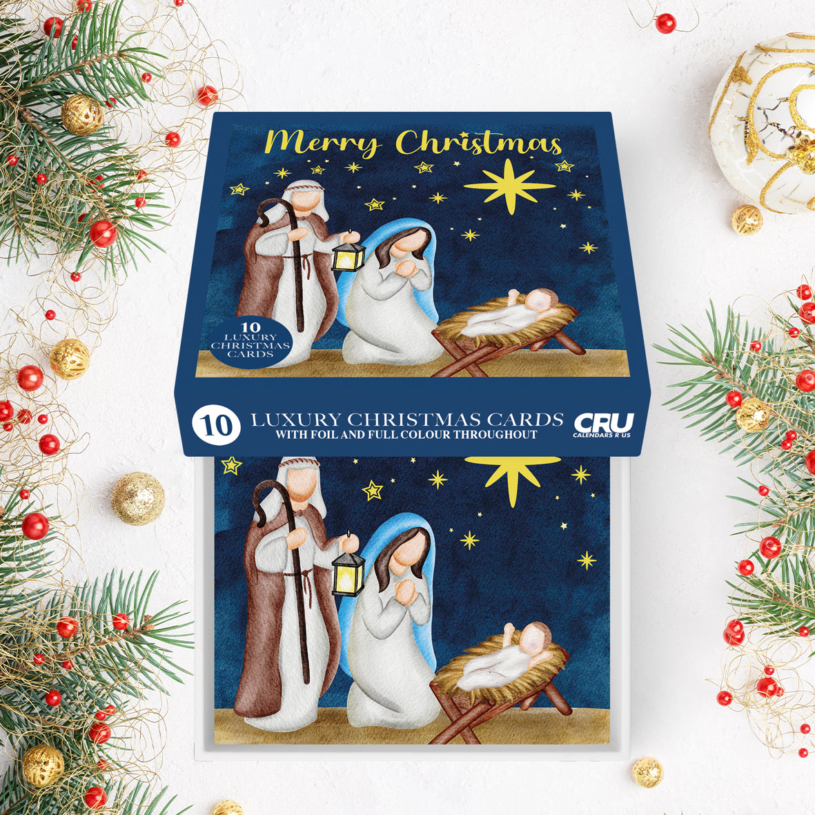 Christmas Cards Nativity Scene Multipack