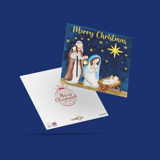 Christmas Cards Nativity Scene Multipack