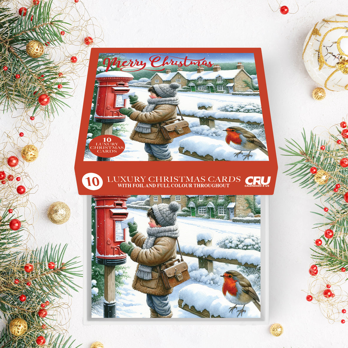 Christmas Cards Post Box Multipack