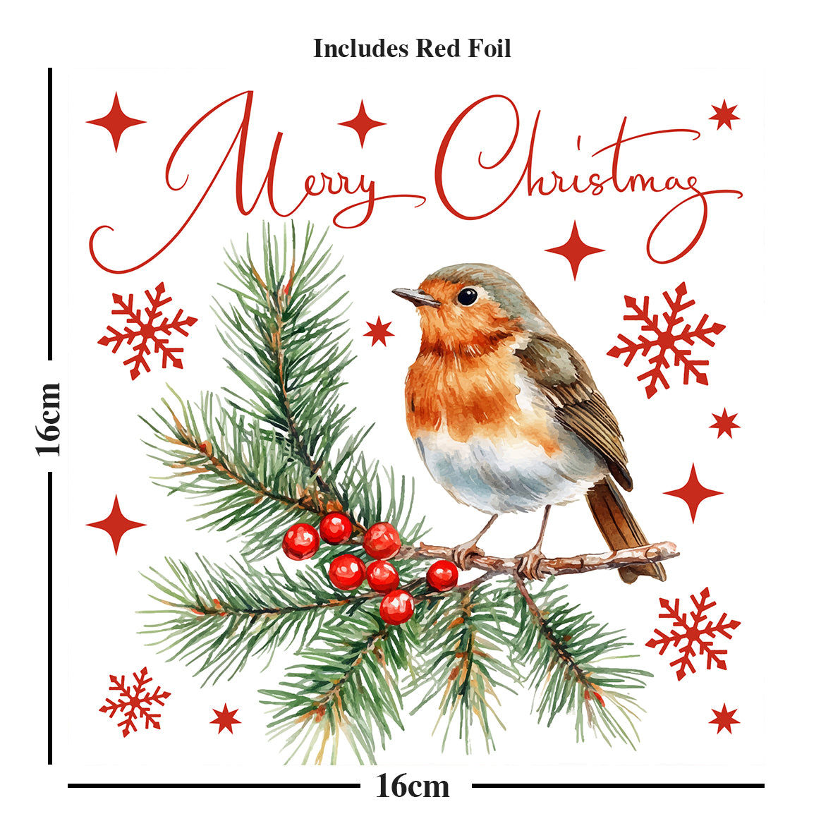 Christmas Cards Robins 2 Multipack