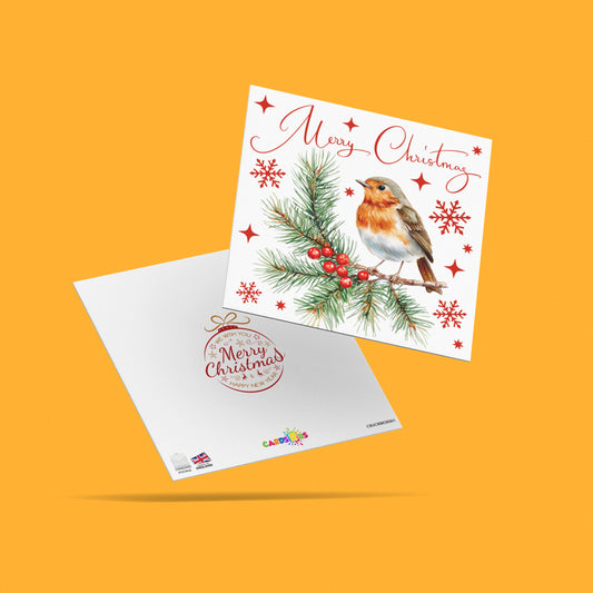 Christmas Cards Robins 2 Multipack