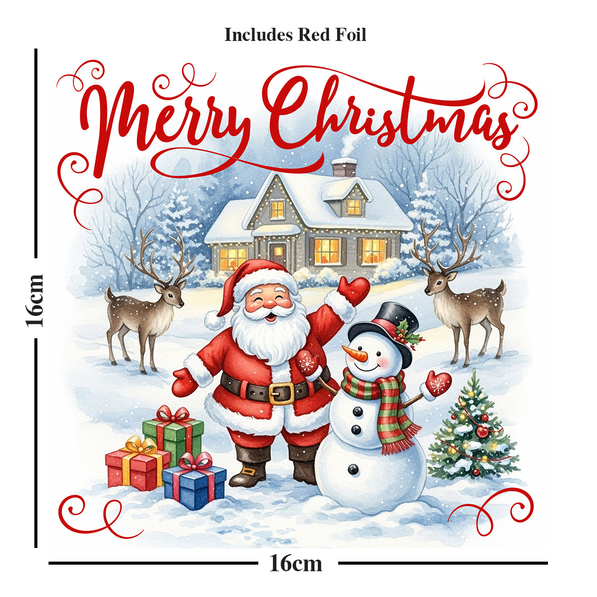 Christmas Cards Vintage Santa Multipack