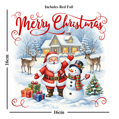 Christmas Cards Vintage Santa Multipack