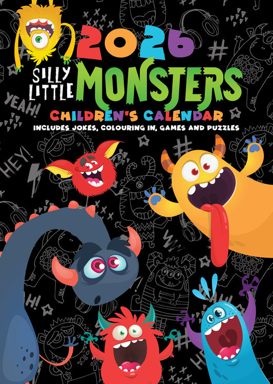 Silly Little Monsters - A3 Calendar 2026