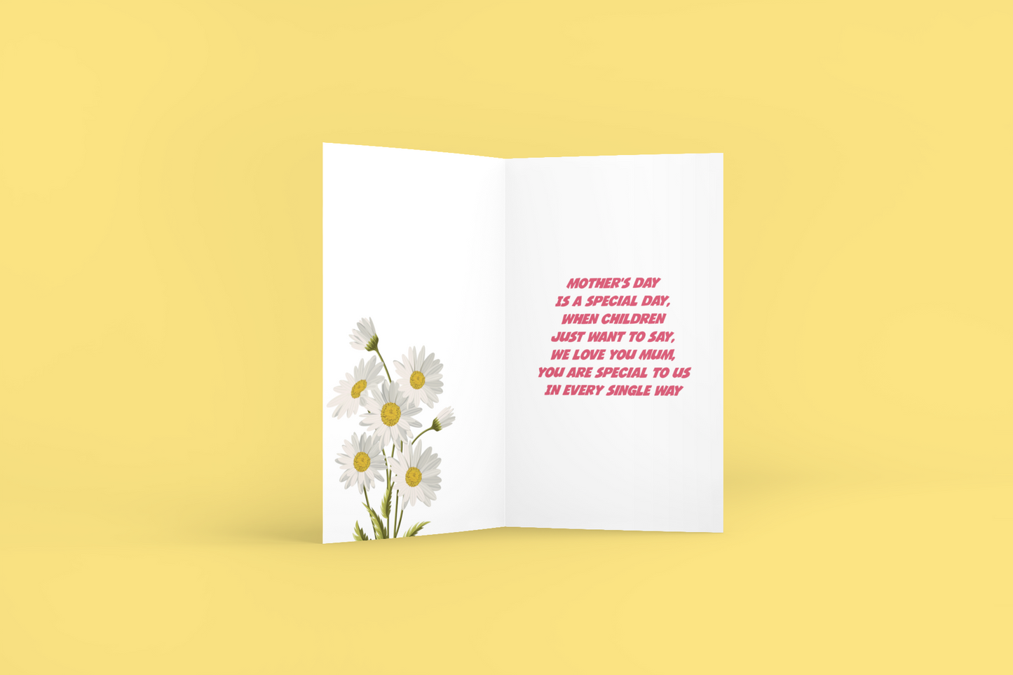 Daisy - Mother's Day Giant Size Card