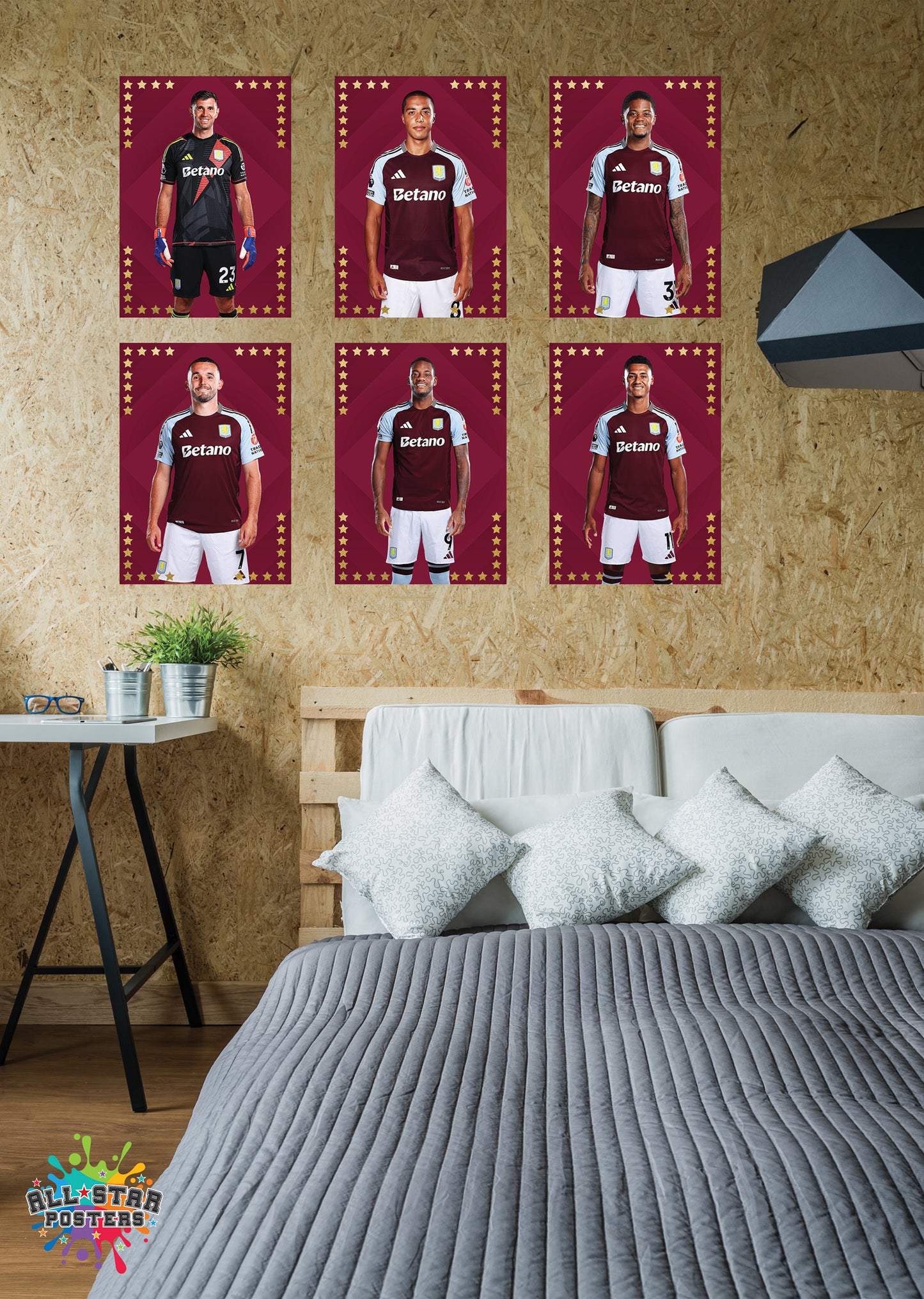 Aston Villa AllStar Poster Pack