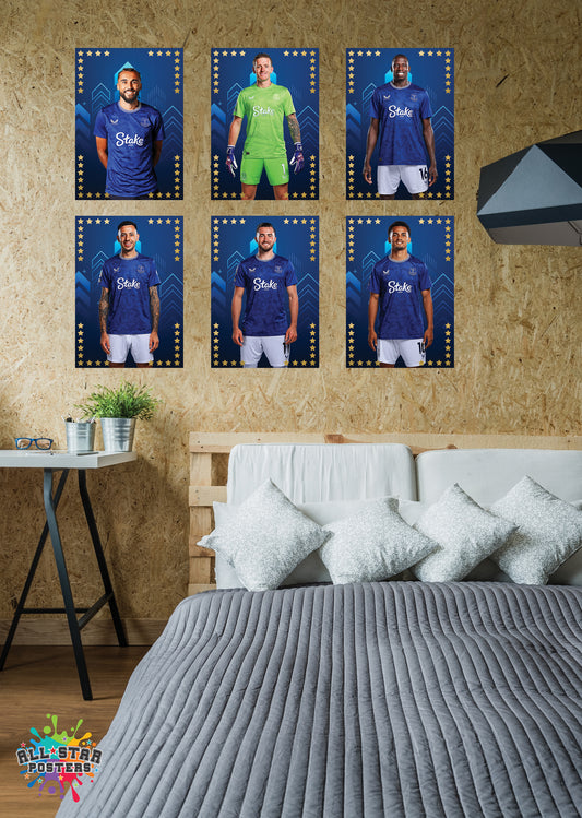 Everton AllStar Poster Pack - Wholesale Pack of 5