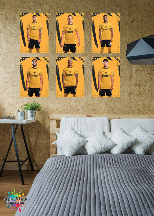 Wolves AllStar Poster Pack - Wholesale Pack of 5