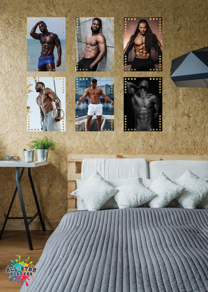 Ebony Men AllStar Poster Pack