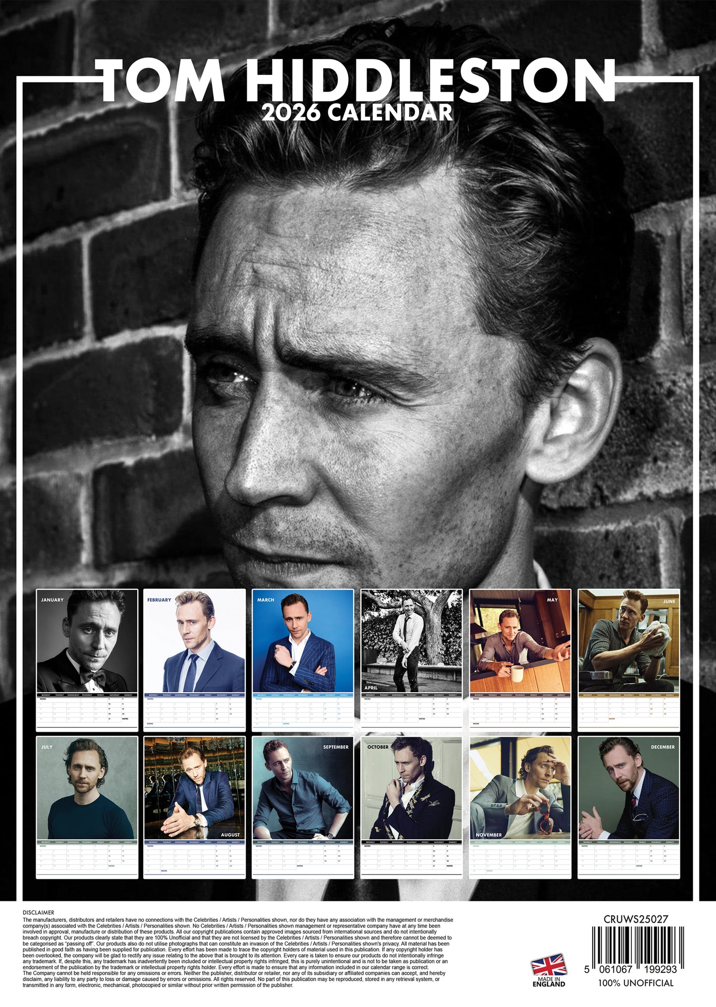 Tom Hiddleston - A3 Wholesale