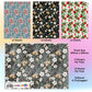 Floral Christmas Multi Gift Wrap