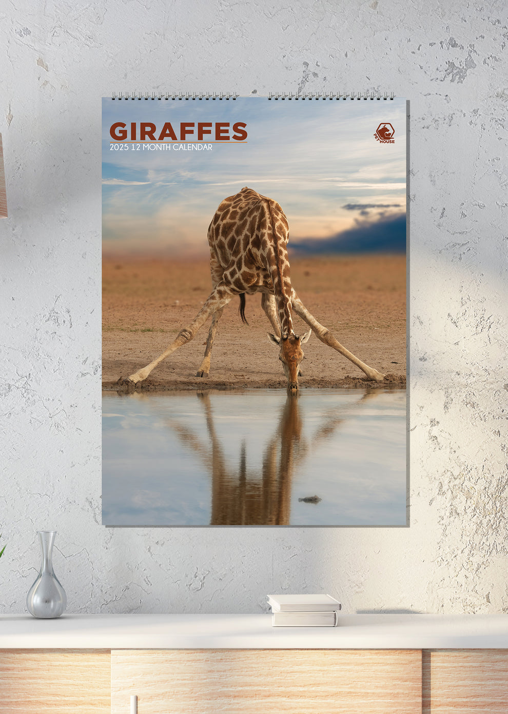 Giraffes Calendar 2025 CalendarsRus