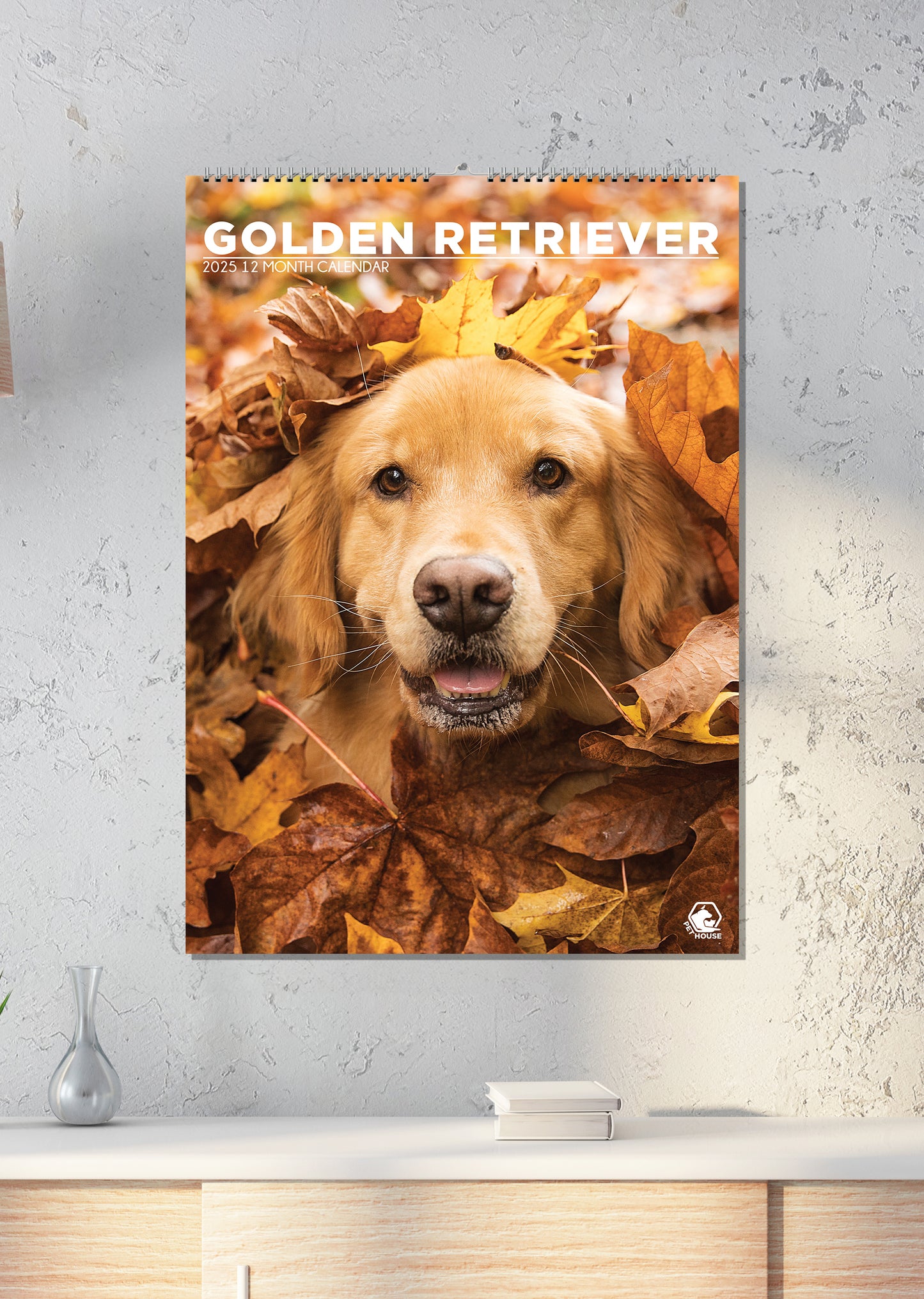 Golden Retriever Calendar 2025