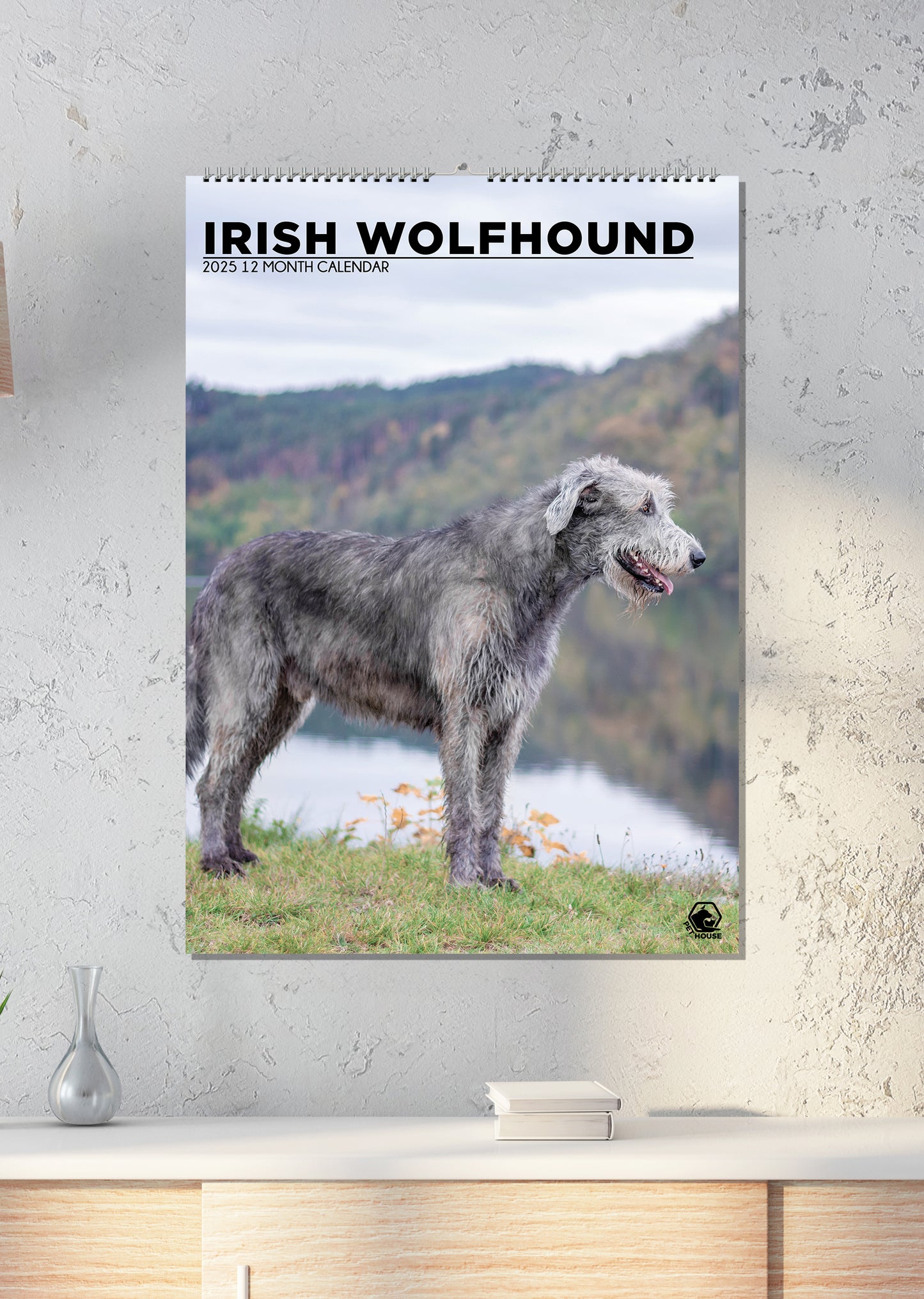 Irish Wolfhound Calendar 2025