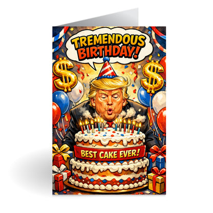 Donald Trump Novelty Birthday Card
