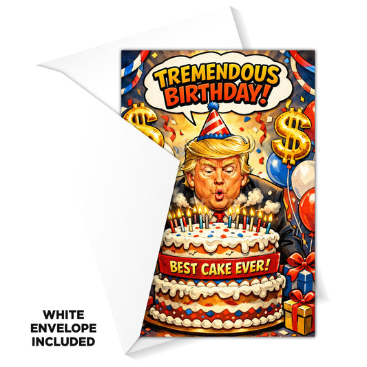 Donald Trump Novelty Birthday Card