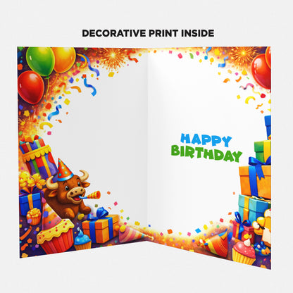 Dwayne Johnson Novelty Birthday Card