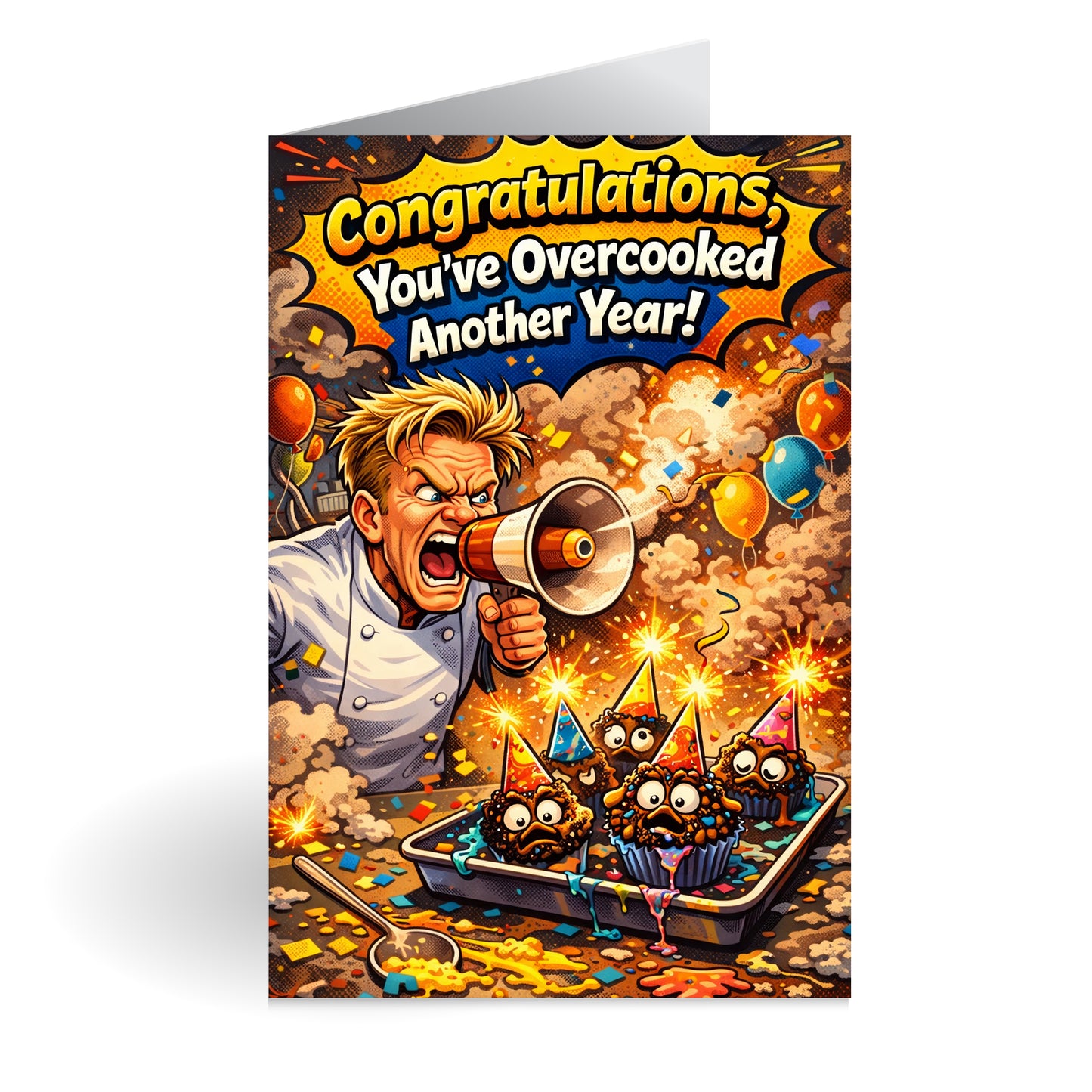 Gordon Ramsay Novelty Birthday Card