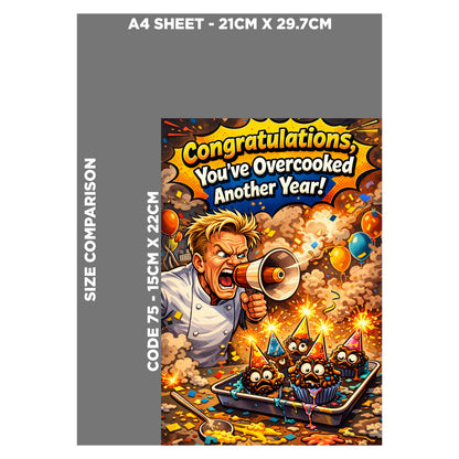 Gordon Ramsay Novelty Birthday Card