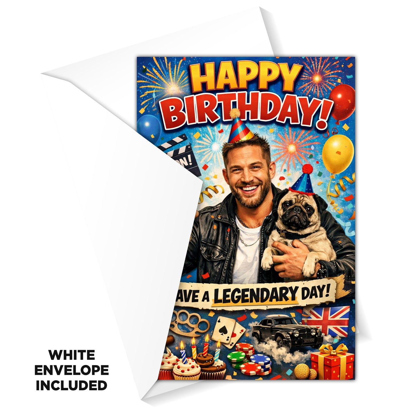 Tom Hardy Novelty Birthday Card