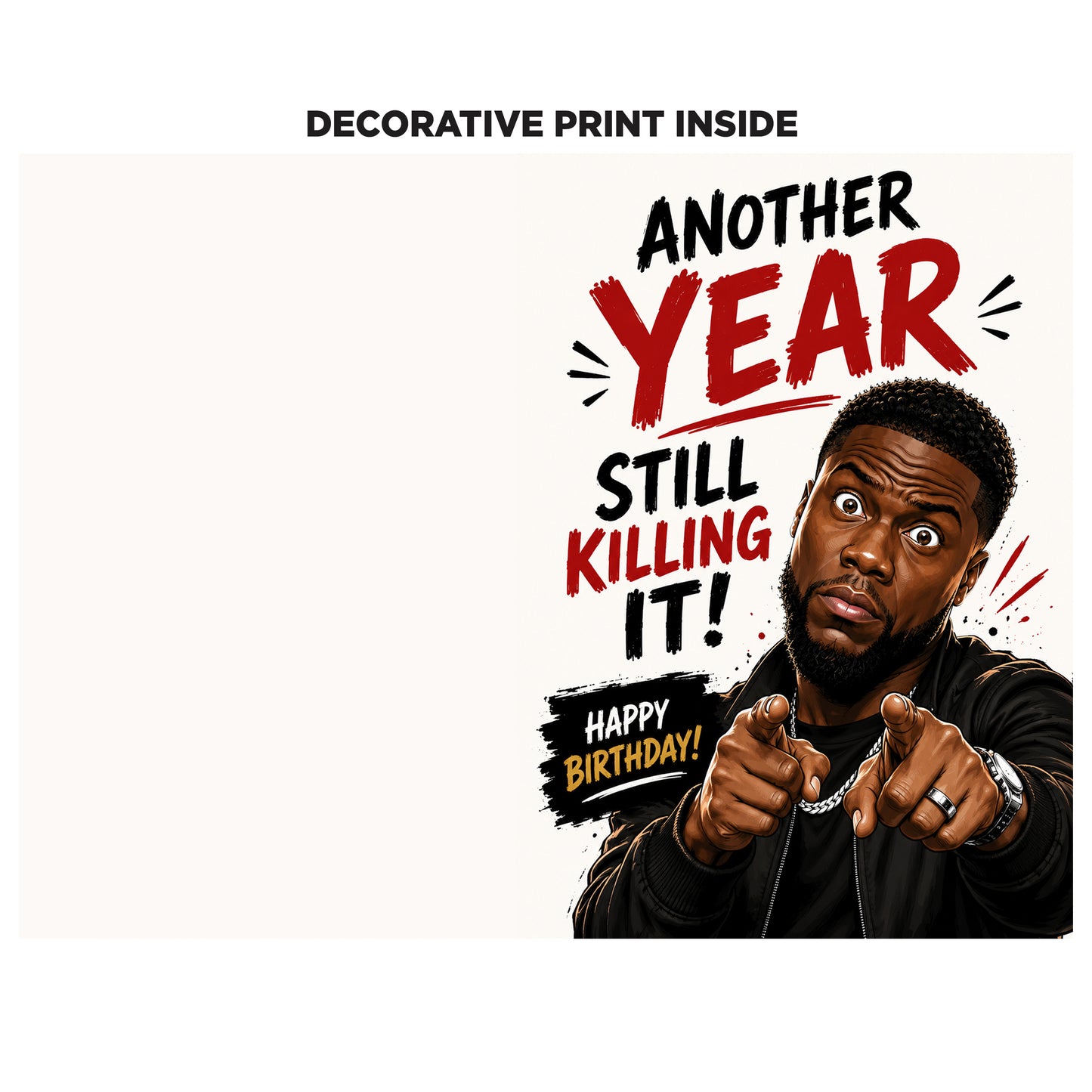 Kevin Hart Novelty Birthday Card