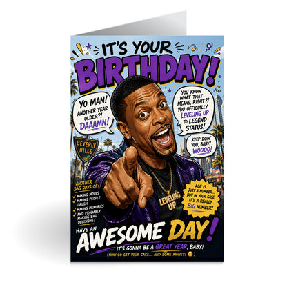 Chris  Tucker Novelty Birthday Card
