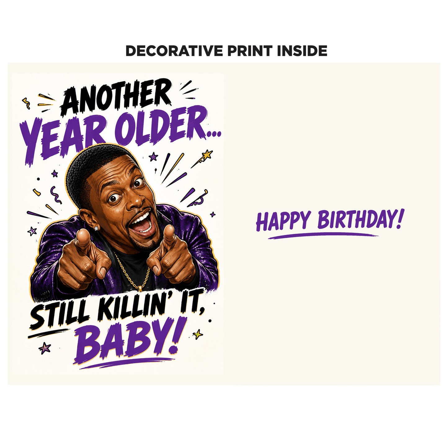 Chris  Tucker Novelty Birthday Card