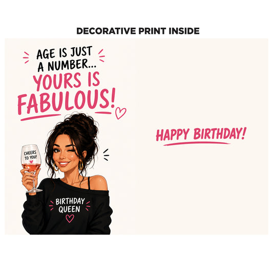 Michelle Keegan Novelty Birthday Card