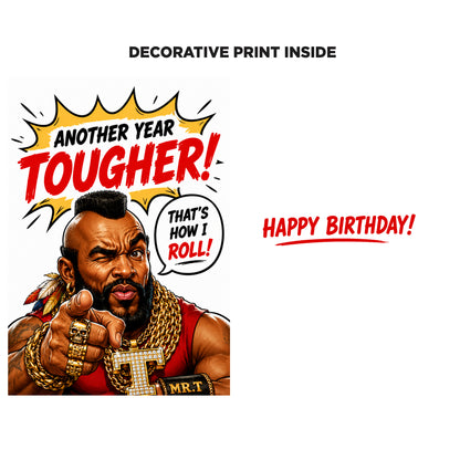 Mr T Novelty Birthday Card