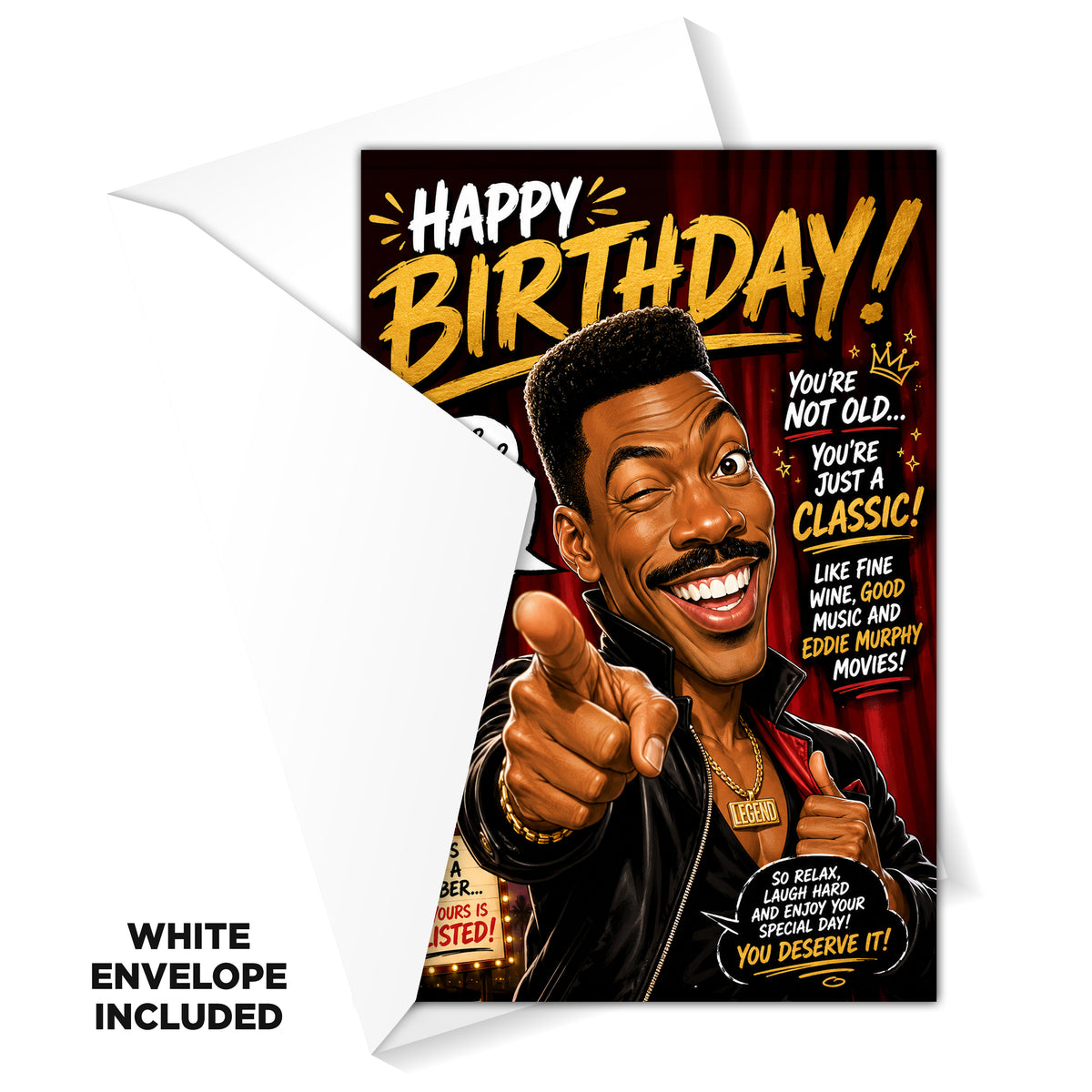 Eddie Murphy Birthday Card
