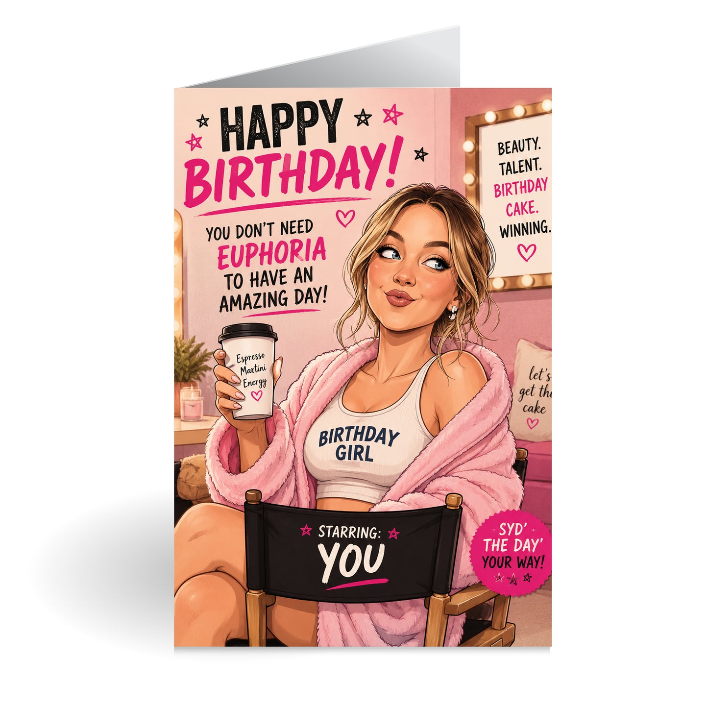 Sydney Sweeney Birthday Card
