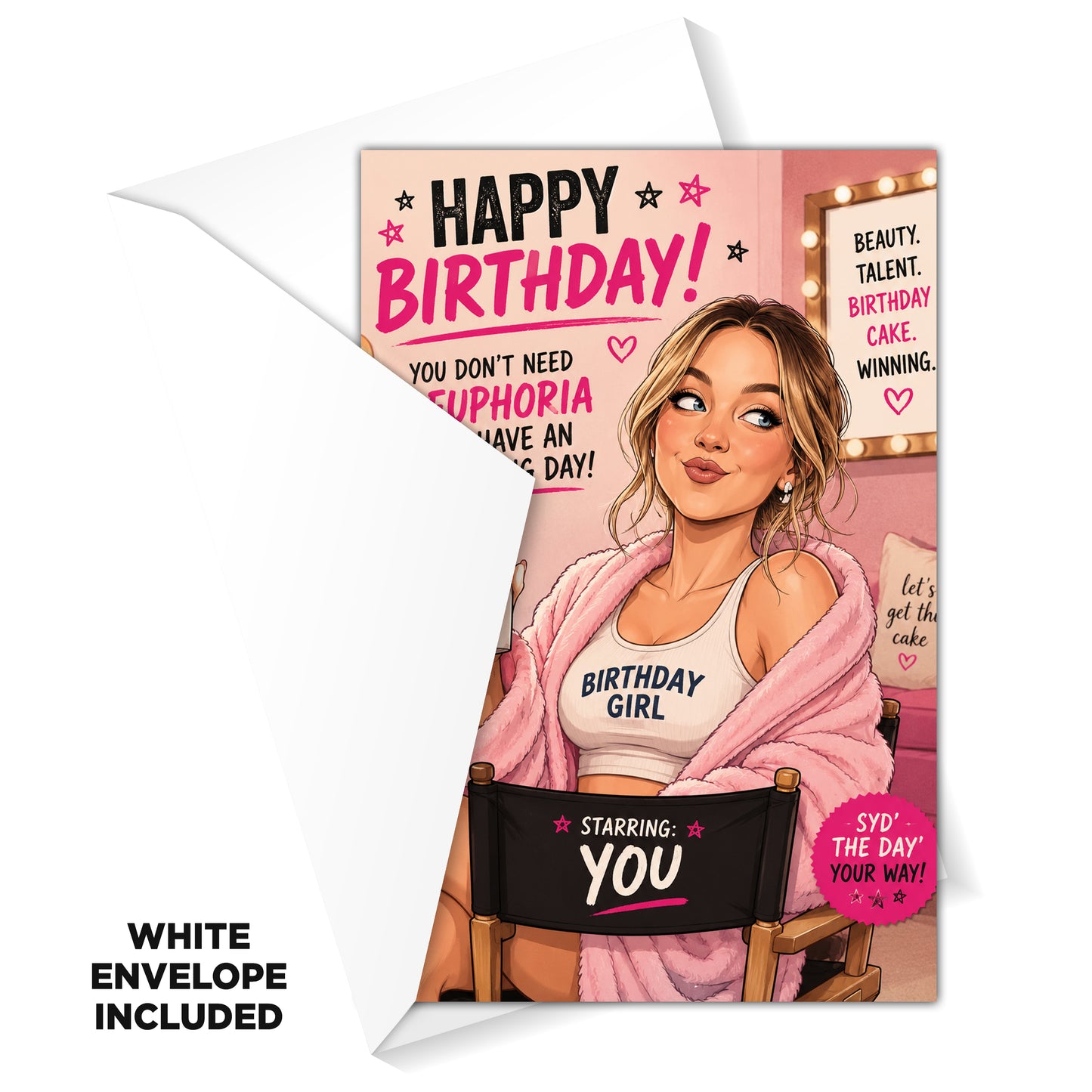 Sydney Sweeney Birthday Card