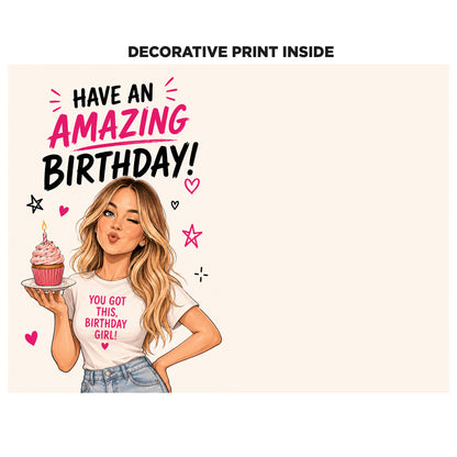Sydney Sweeney Birthday Card