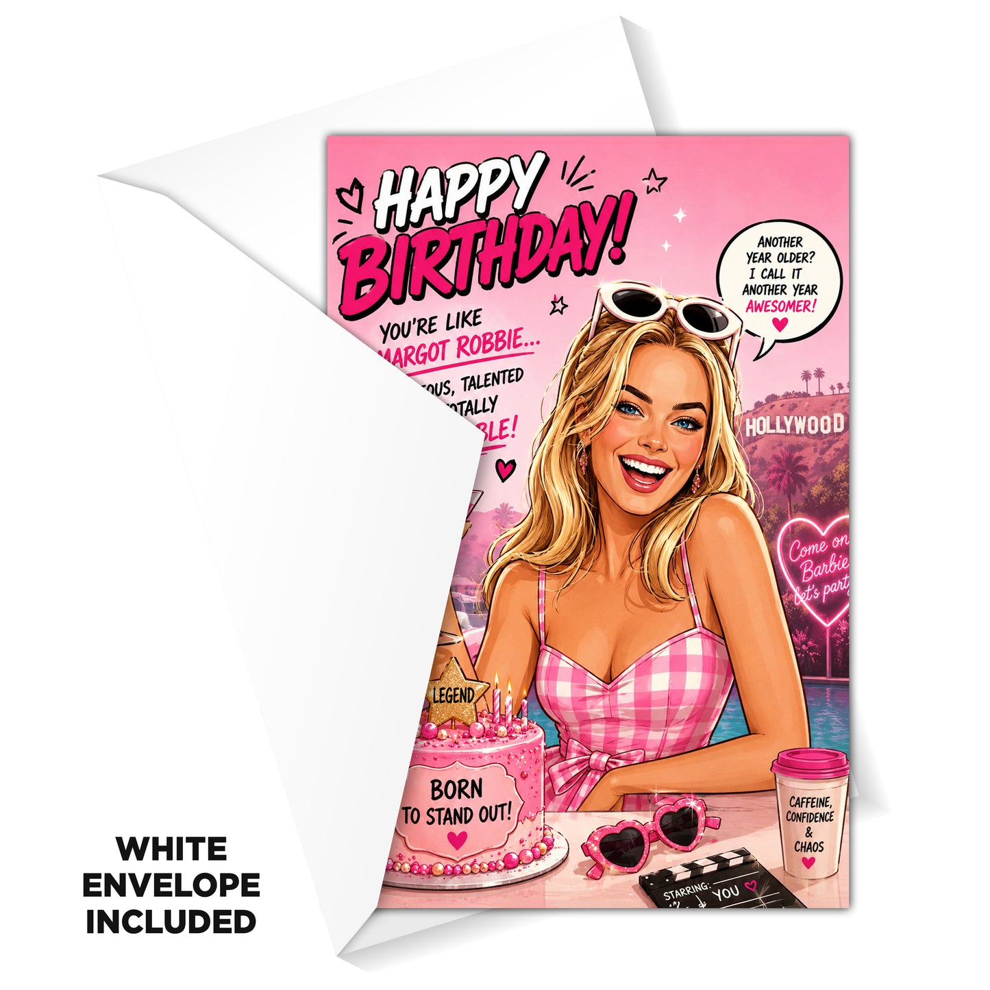 Margot Robbie Birthday Card