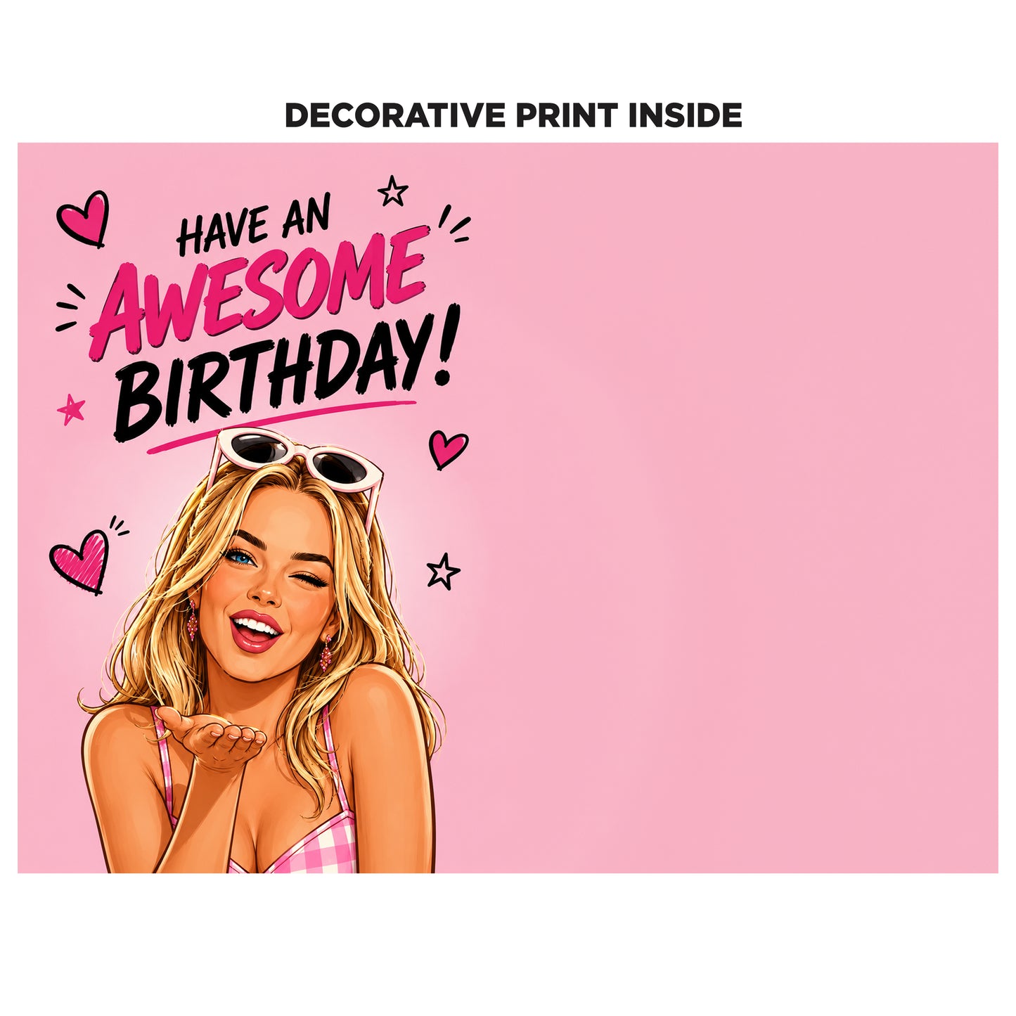 Margot Robbie Birthday Card