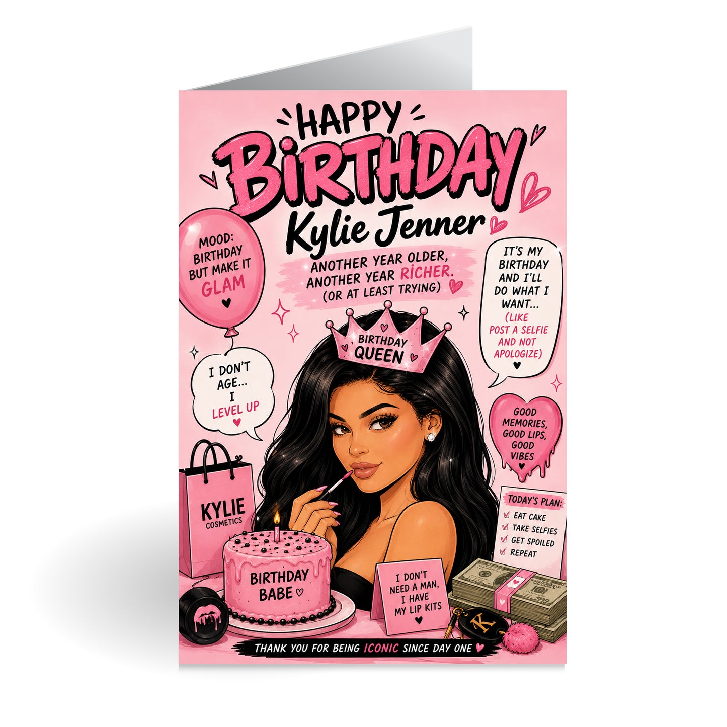 Kylie Jenner Birthday Card