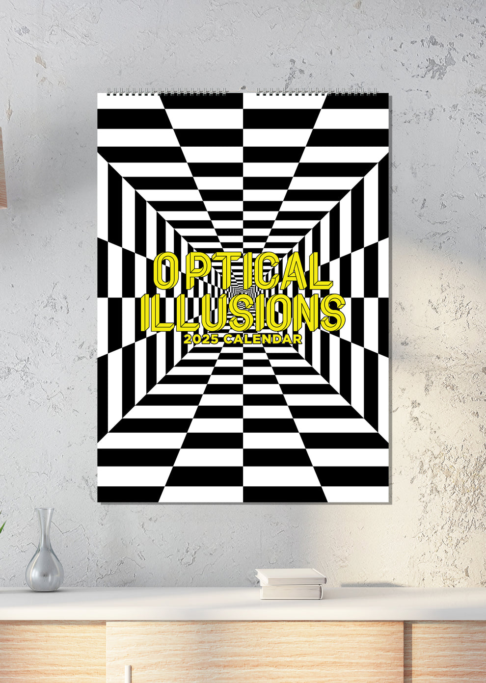 Optical Illusions Calendar 2025 CalendarsRus