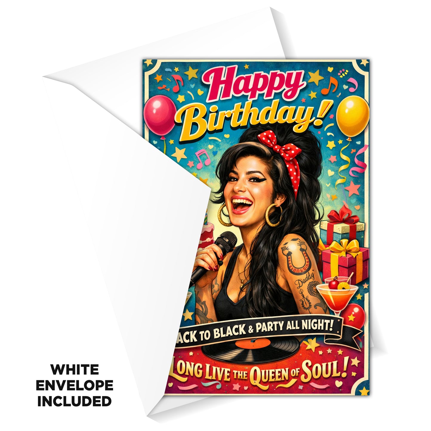 Amy Winehouse Birthday Card
