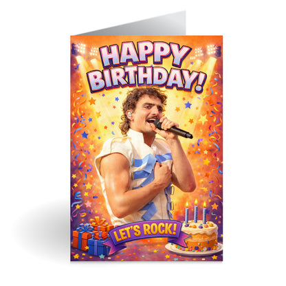 Benson Boone Birthday Card