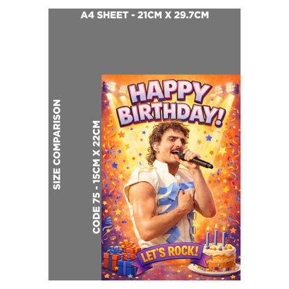 Benson Boone Birthday Card