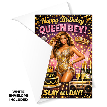 Beyonce Birthday Card
