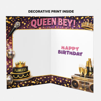 Beyonce Birthday Card