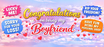 Congrats Boyfriend Mug