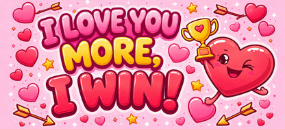 Love You More, I Win! Mug