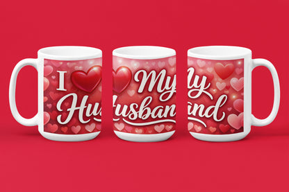 I Love My Husband Mug