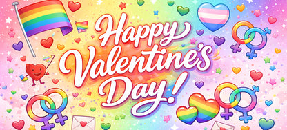 Happy Valentine's Day LGBTQ+ Mug